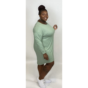 Chill High Low Dress (Mint)